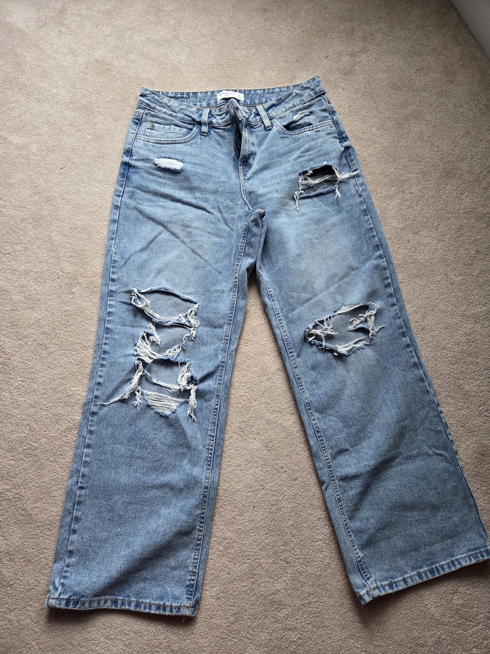 Bluenotes Light Blue Baggy Low-Rise Jeans